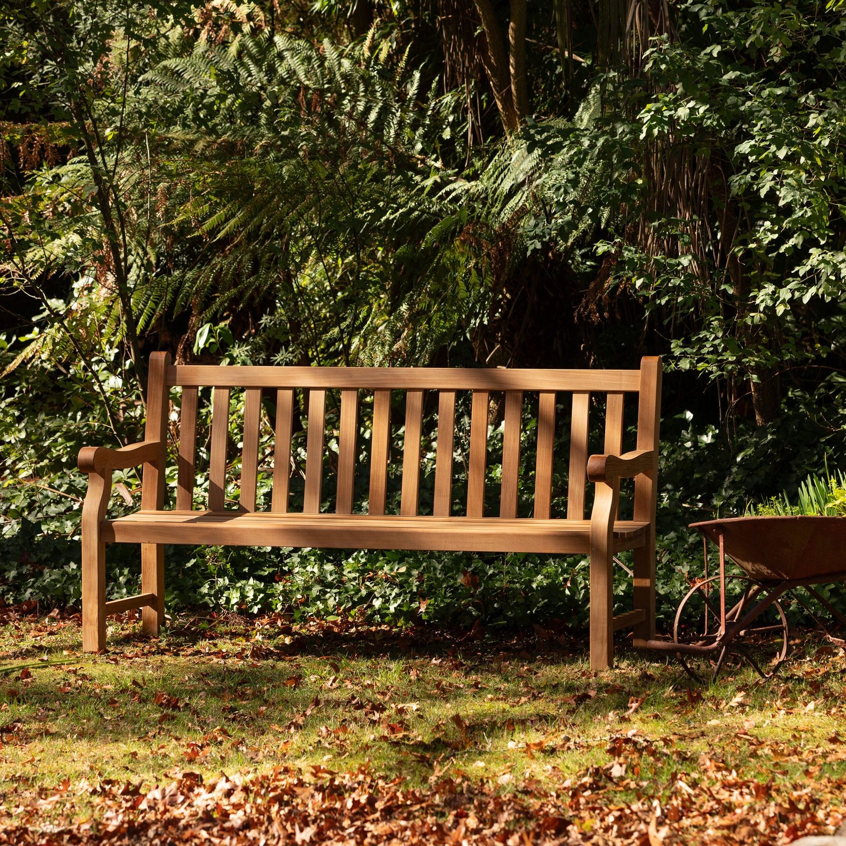 Durham Teak Bench gallery detail image