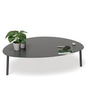Cetara Coffee Table - Outdoor - Charcoal - Large gallery detail image