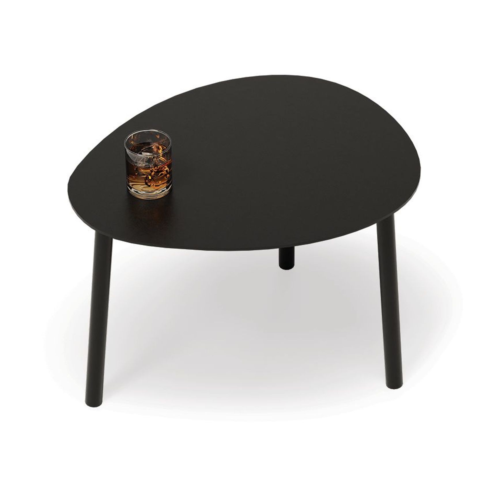 Cetara Side Table - Outdoor - Black gallery detail image