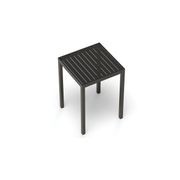 Halki Table - Outdoor - High Bar - Matt Charcoal 77 x 77cm gallery detail image