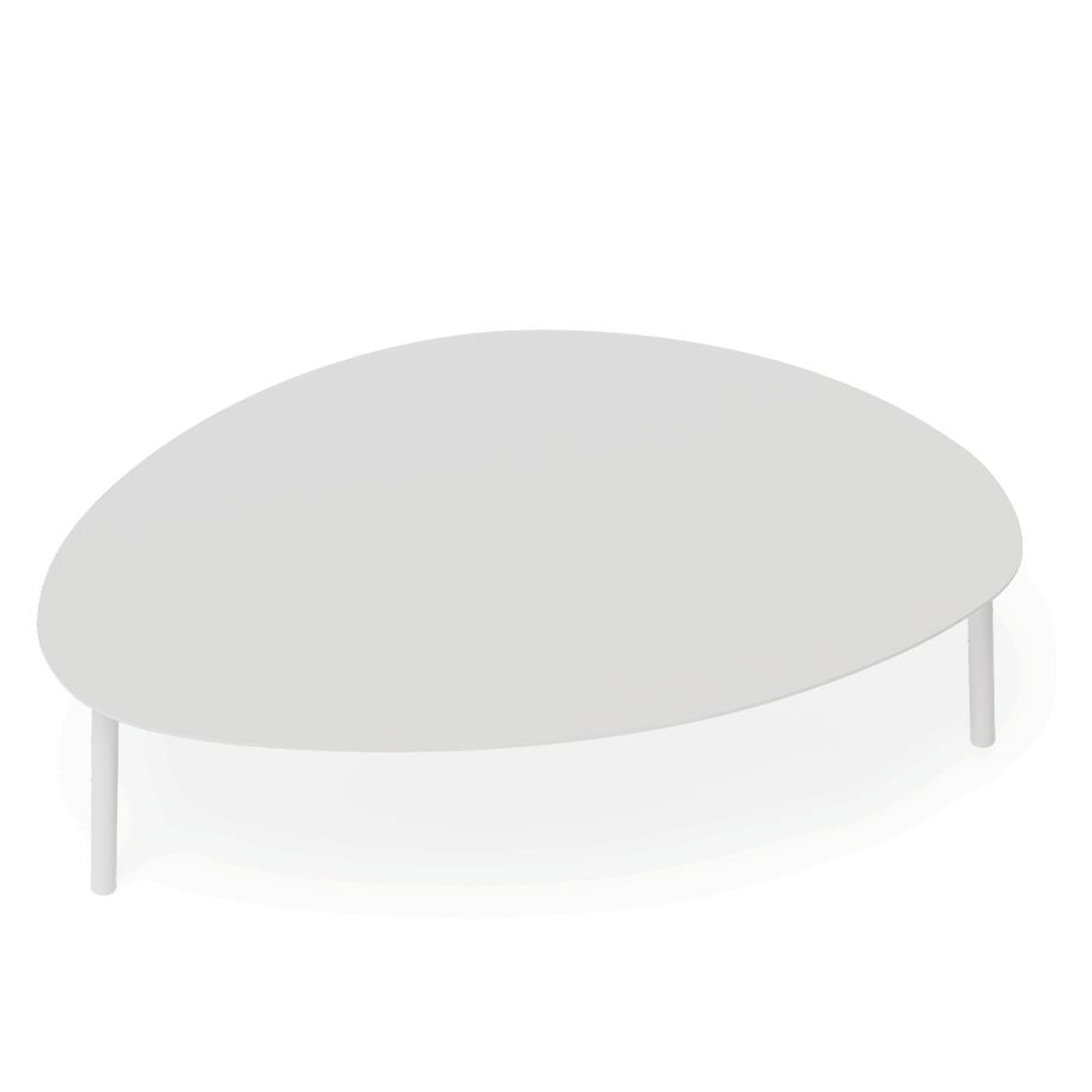 Cetara Coffee Table - Outdoor - White - Large gallery detail image
