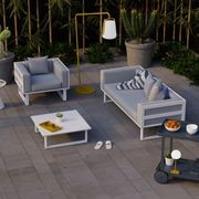 Corvo Outdoor Side Table - White gallery detail image