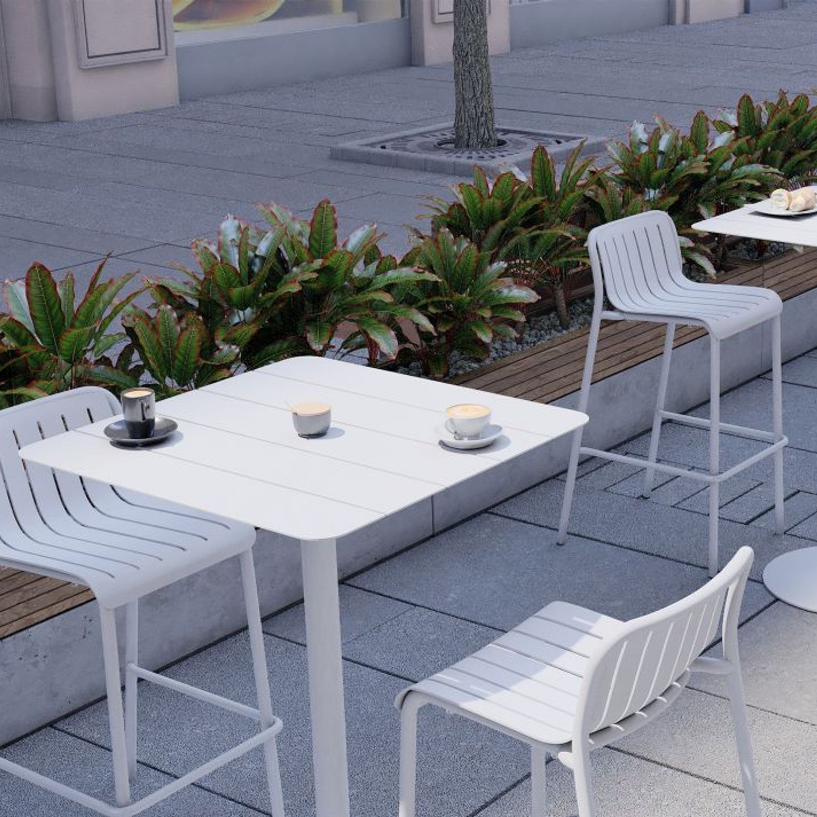 Roku High Bar Table - Outdoor gallery detail image