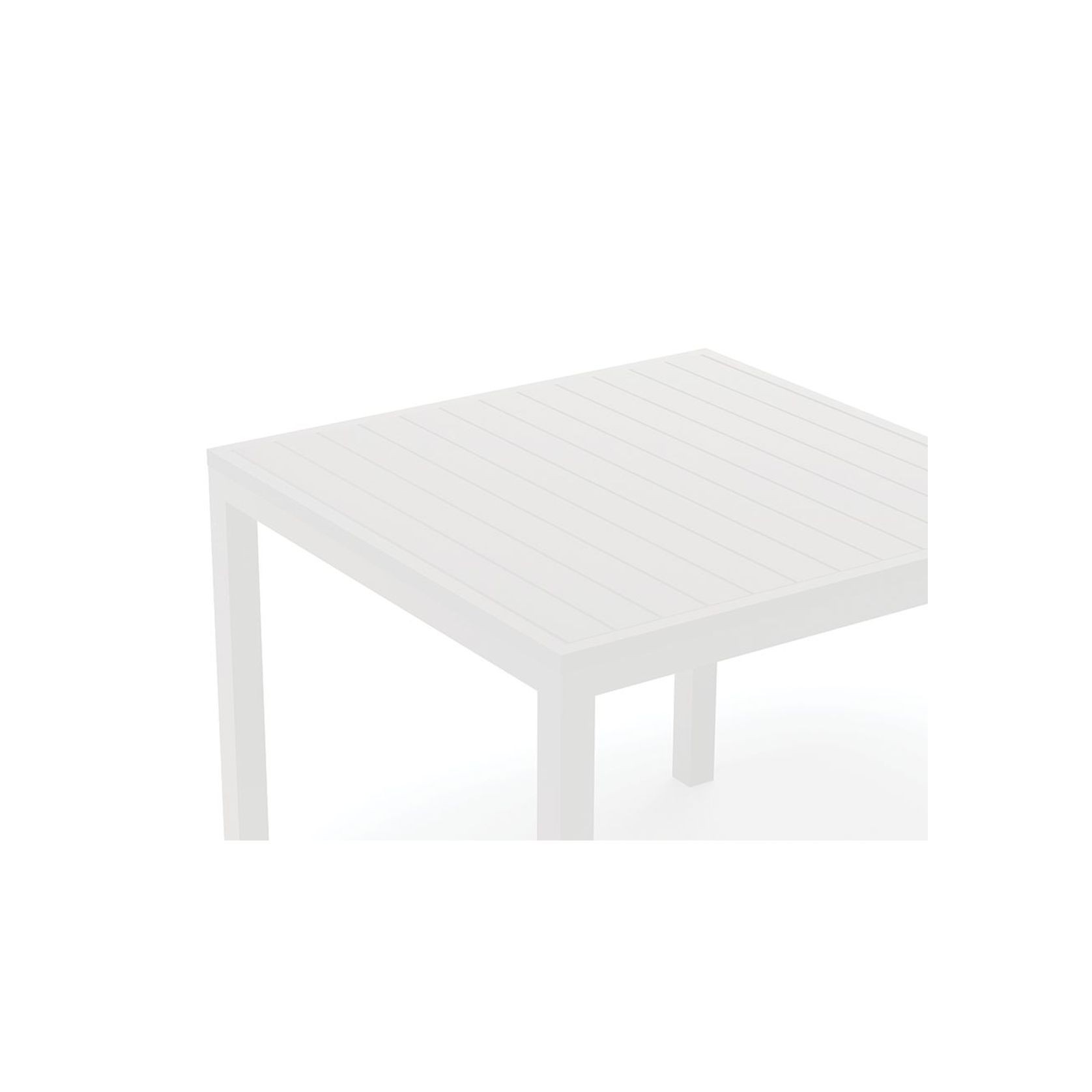 Halki Table - Outdoor - 90cm x 90cm - White gallery detail image