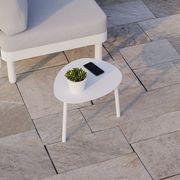 Cetara Side Table - Outdoor - White gallery detail image