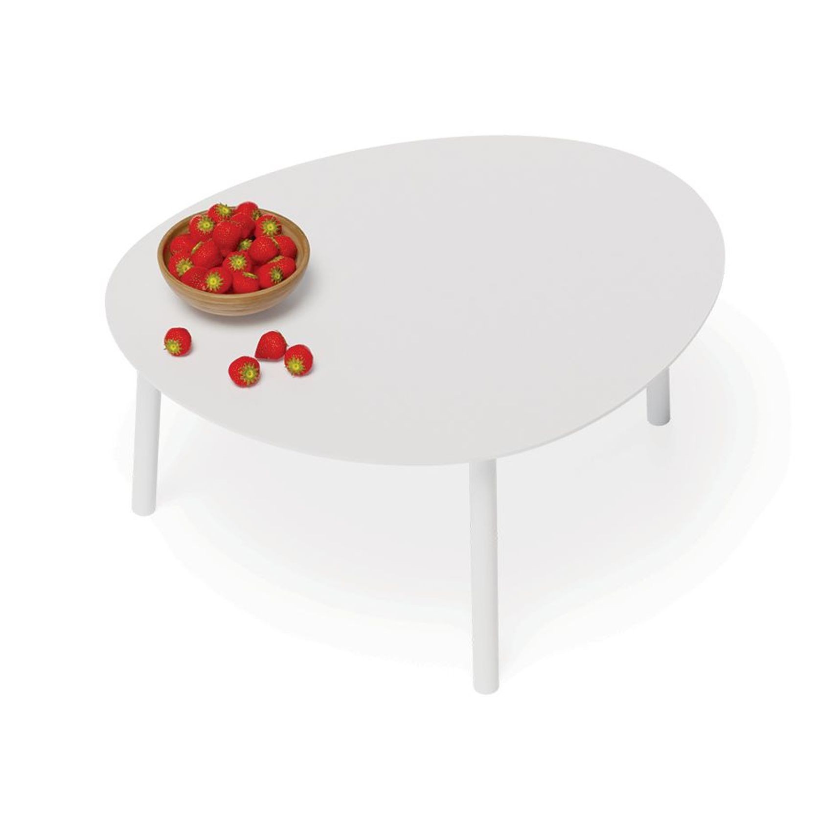 Cetara Coffee Table - Outdoor - White - Medium gallery detail image