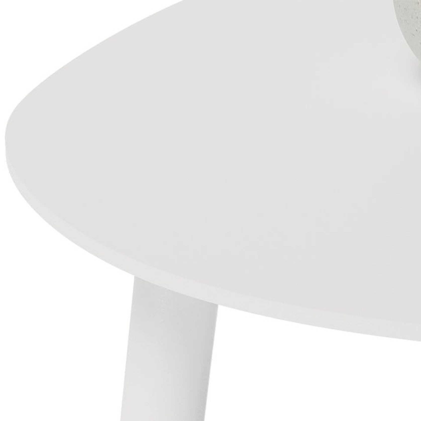 Cetara Side Table - Outdoor - White gallery detail image