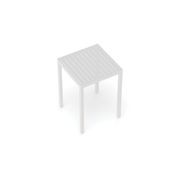 Halki Table - Outdoor - High Bar - Matt White 77 x 77cm gallery detail image