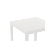 Halki Table - Outdoor - High Bar - Matt White 77 x 77cm gallery detail image