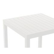 Halki Table Matt White Aluminium 77cm x 77cm gallery detail image