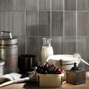 Diesel Living Ribbed Oxide Wall Tiles I Grey gallery detail image
