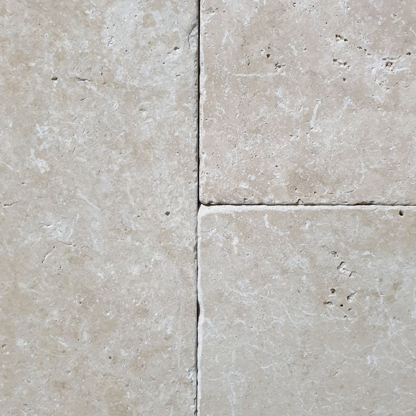30mm Classic Linen Travertine Pavers - Tumbled & Unfil gallery detail image