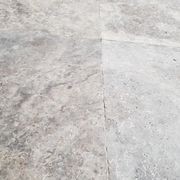 30mm Classic Silver Travertine Pavers - Tumbled & Unfil gallery detail image