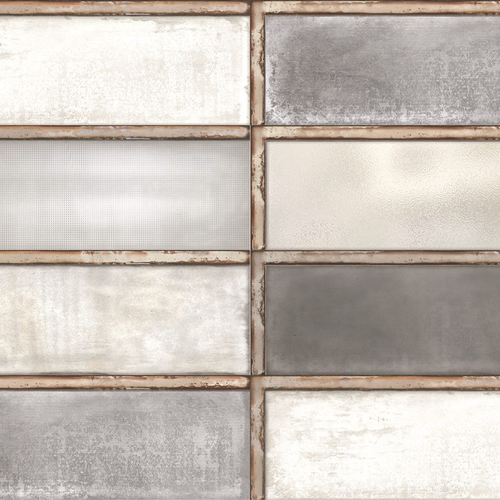 Diesel Living Industrial Glass Wall Tiles I Grey gallery detail image