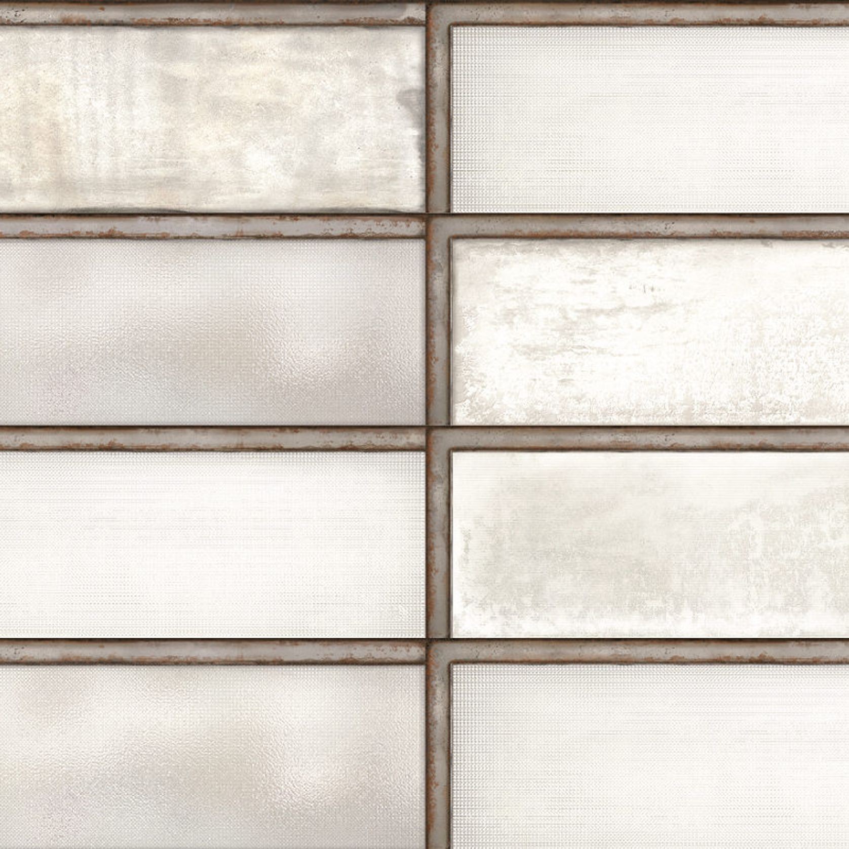 Diesel Living Industrial Glass Wall Tiles I White gallery detail image