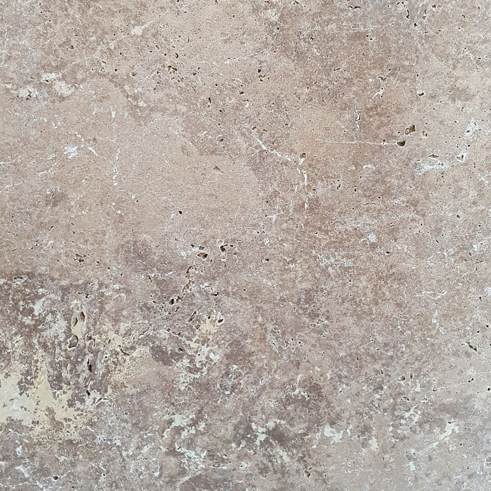 12mm Noce Travertine Tiles - Tumbled & Unfilled gallery detail image