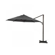 Garden Cantilever Round Umbrella for Outdoor Grey gallery detail image