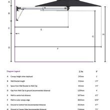 Shadowspec Retreat™ - Wall Mounted Umbrella gallery detail image