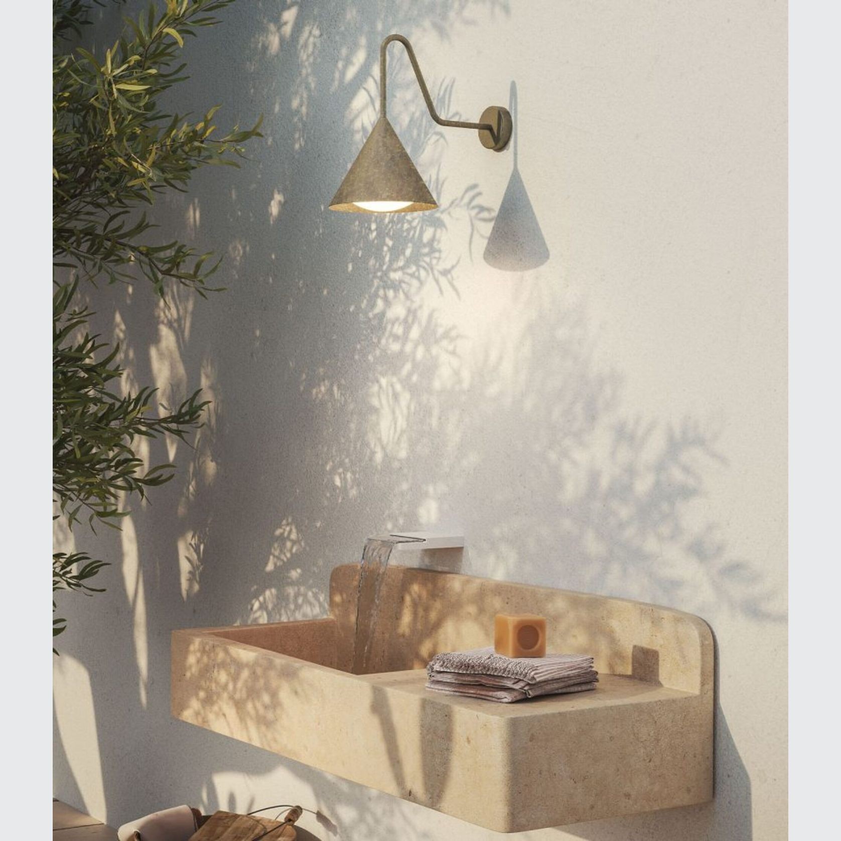 Cone Outdoor Wall Light gallery detail image