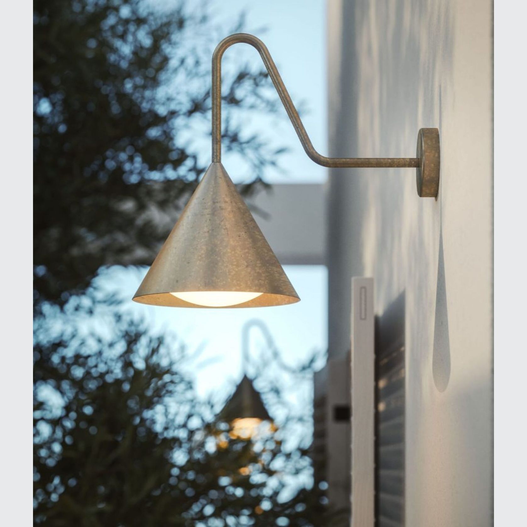 Cone Outdoor Wall Light by Il Fanale gallery detail image