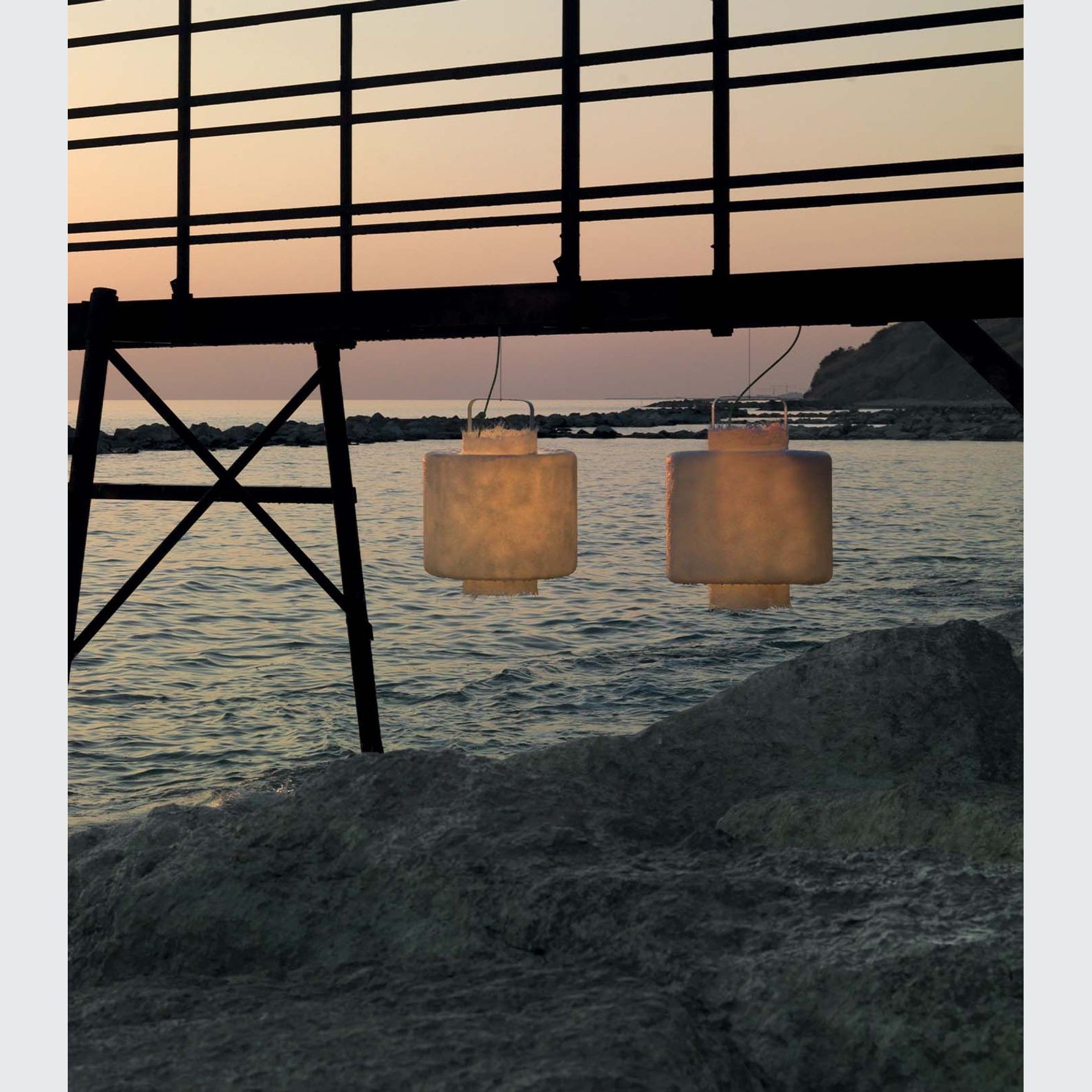 Kimono Outdoor Pendant Light gallery detail image