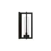Karter 1 Light Outdoor Wall Lantern in Black gallery detail image