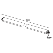 Linear Round Light Profile Outdoor IP67 gallery detail image