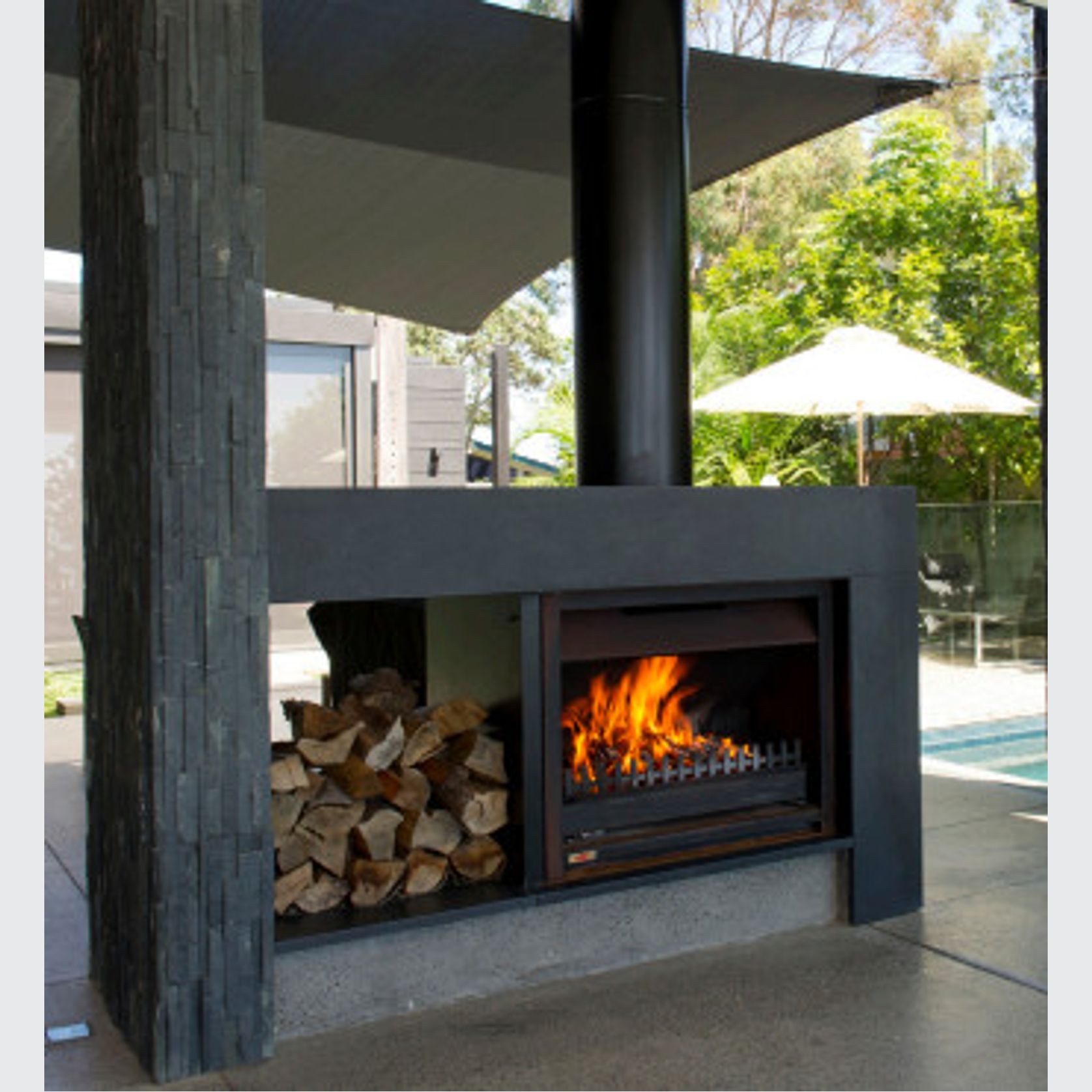 Jetmaster Alfresco Outdoor Wood Fire gallery detail image