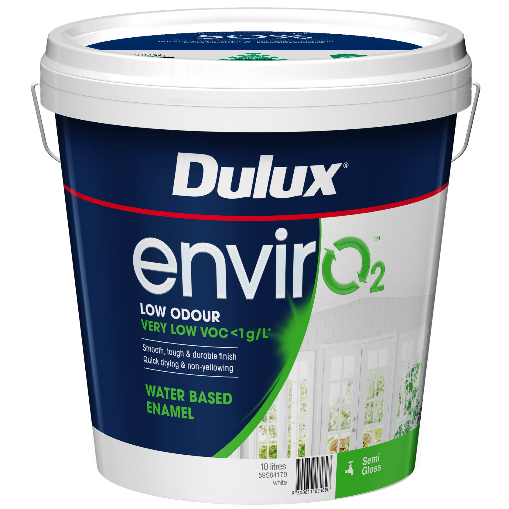 Dulux envirO2 - Water Based Enamel Semi Gloss gallery detail image