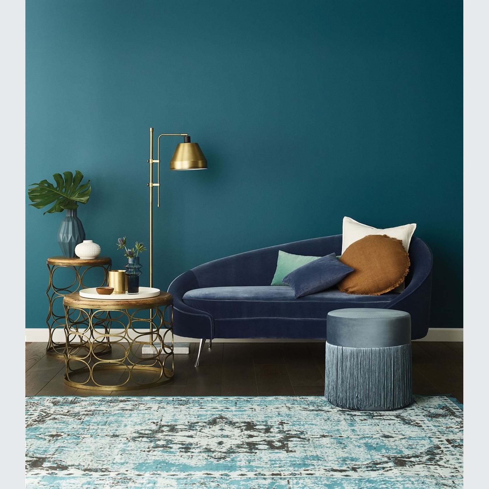 Eggshell Acrylic Paint in Gulf Stream gallery detail image