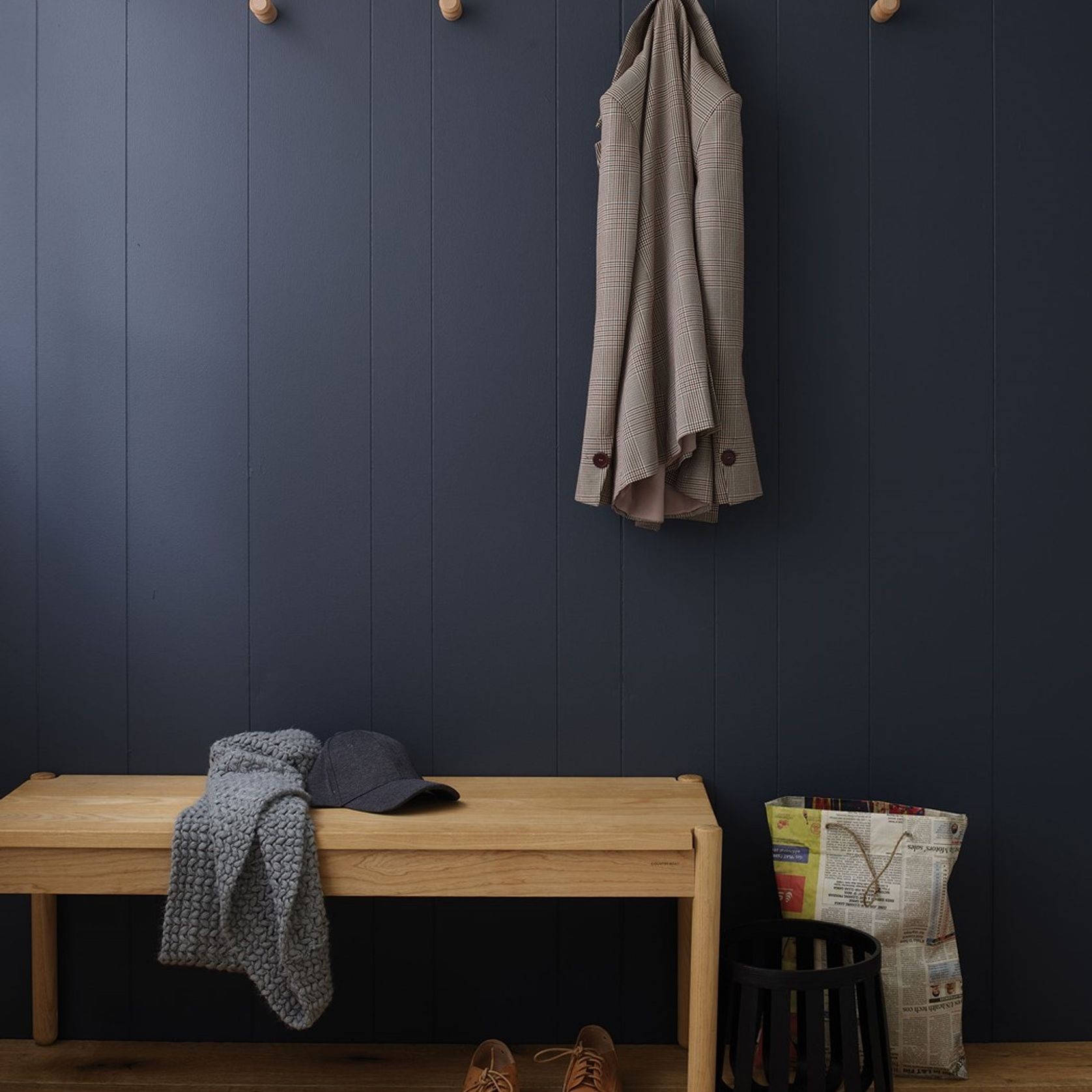 Eggshell Acrylic Paint in Squid Ink gallery detail image