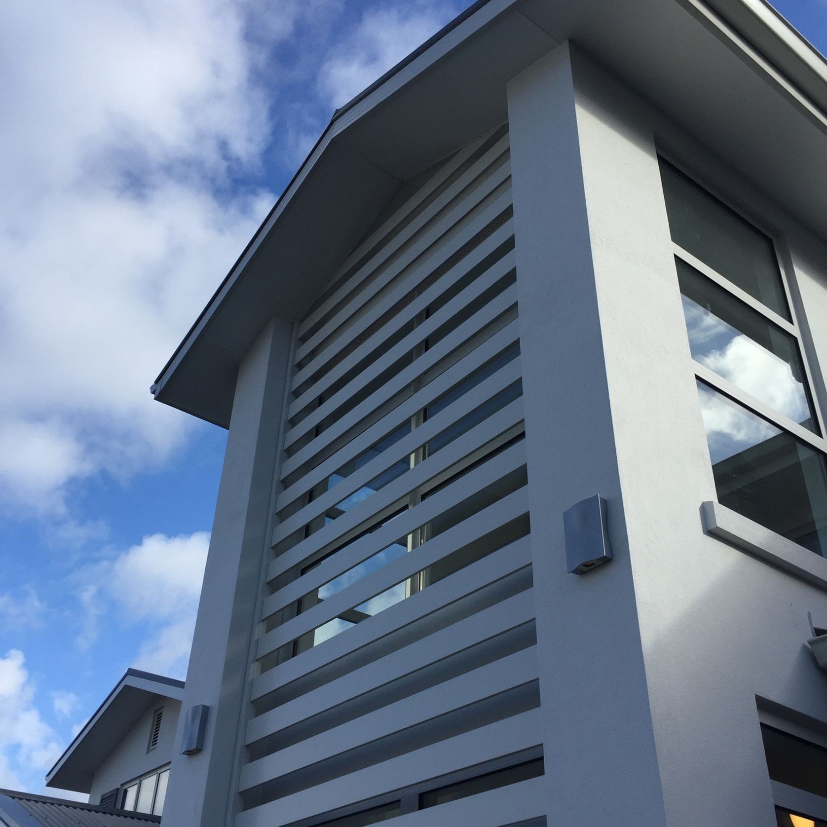 Louvrelite® Gable Sun Shade gallery detail image