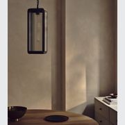 Lilac Reeded Pendant Light gallery detail image