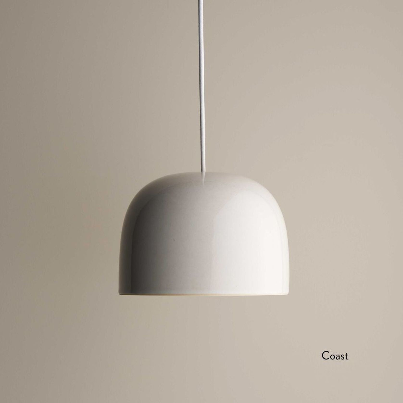 Ceramic Pendant Bell Light Small gallery detail image