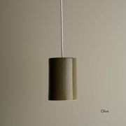 Ceramic Cylinder Pendant Light Small gallery detail image