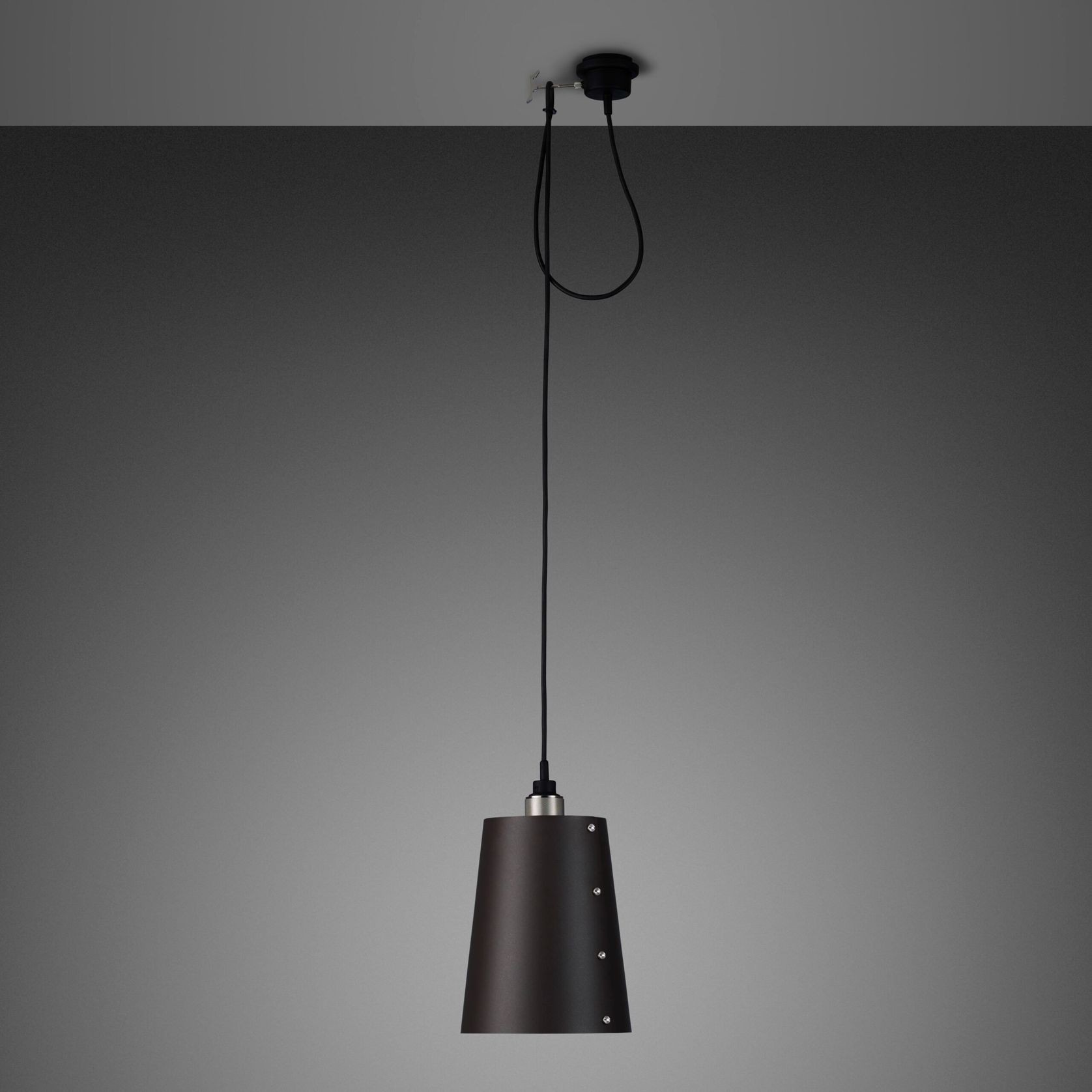 Hooked 1.0 Large Pendant Light 2.6M | Graphite gallery detail image