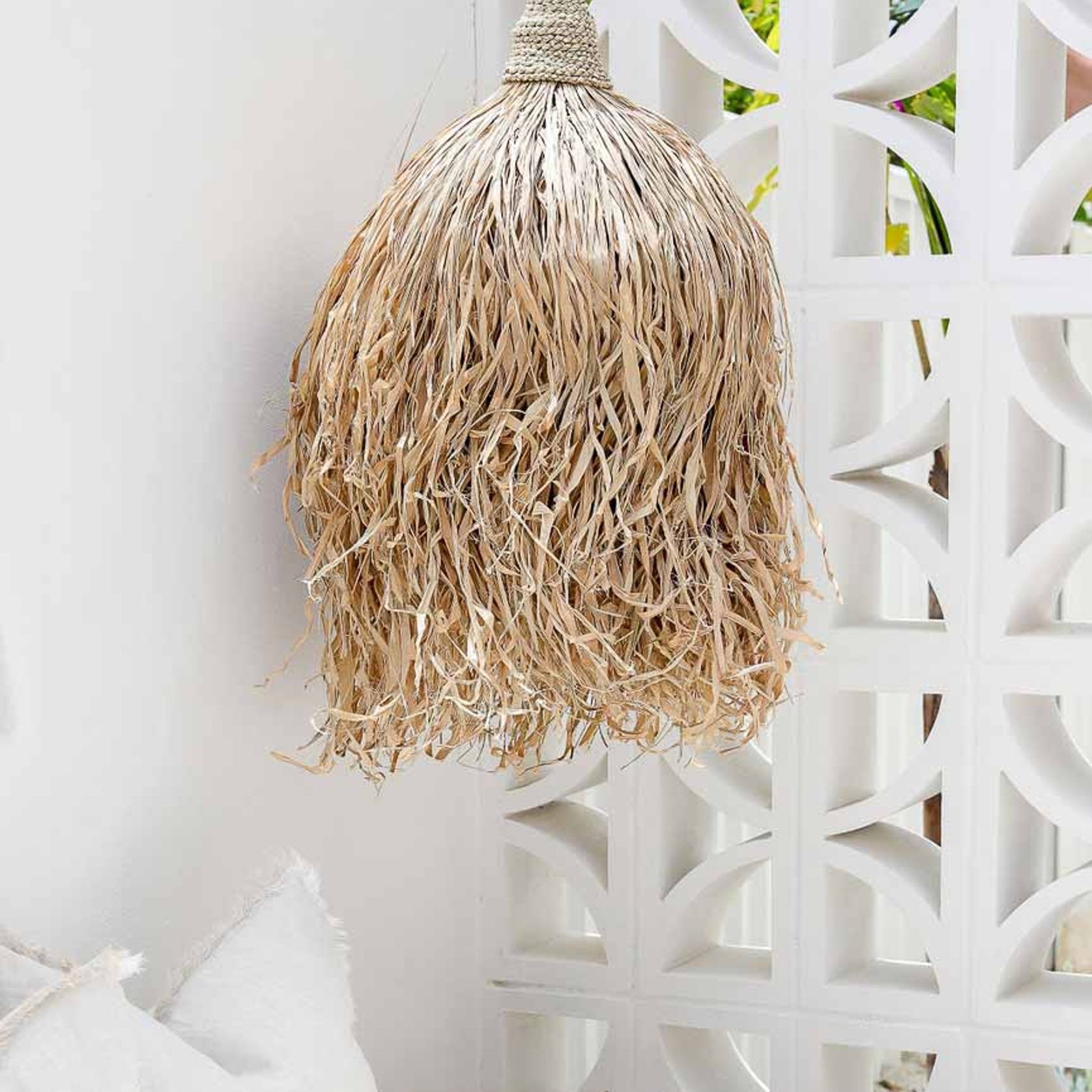 Natural Grass Pendant 70cm gallery detail image