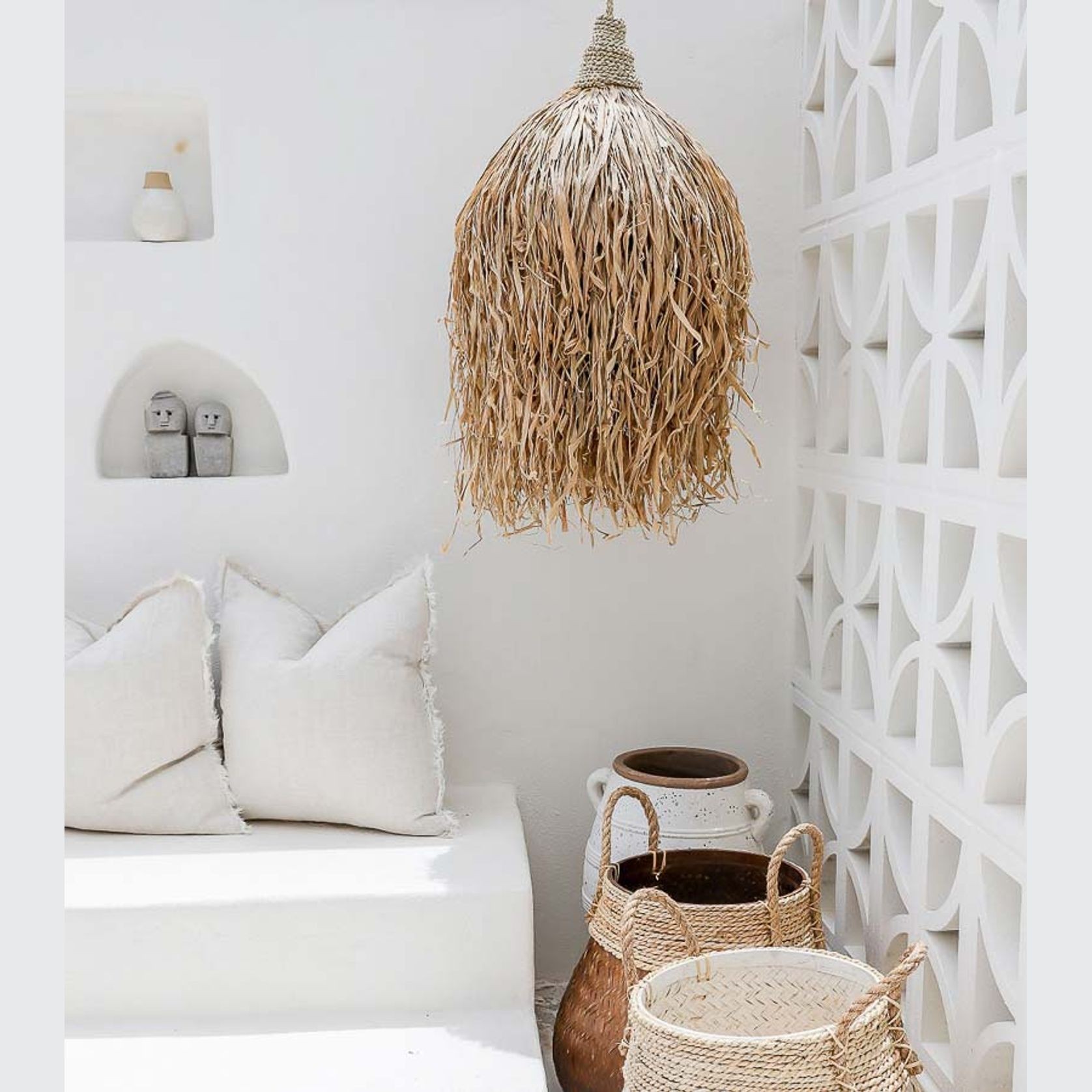 Natural Grass Pendant 70cm gallery detail image