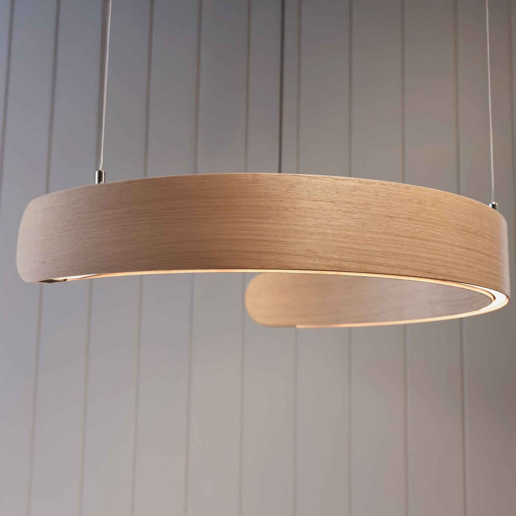ARC Series Curved Timber Linear LED Pendant gallery detail image