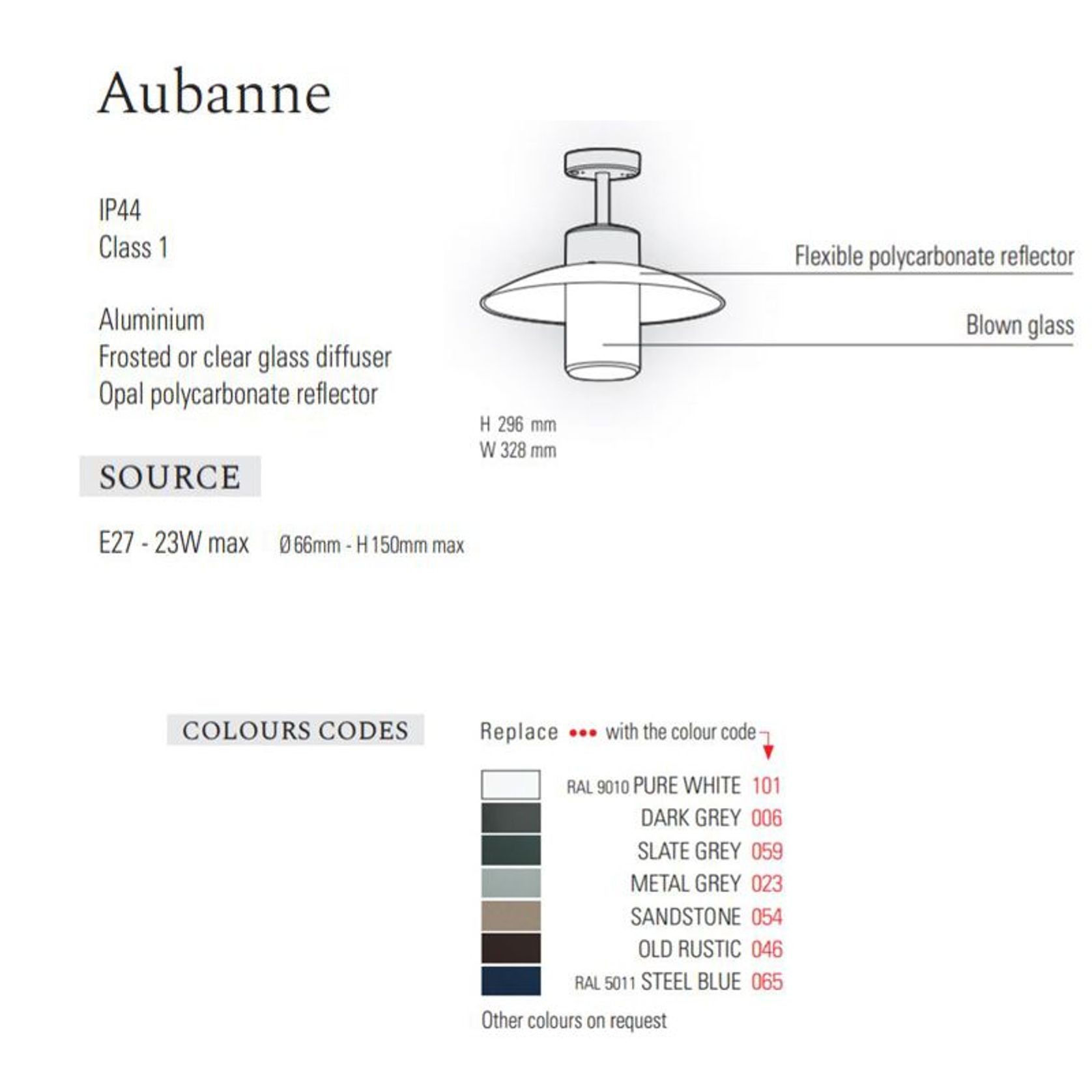 Aubanne Model 2 | Pendant gallery detail image