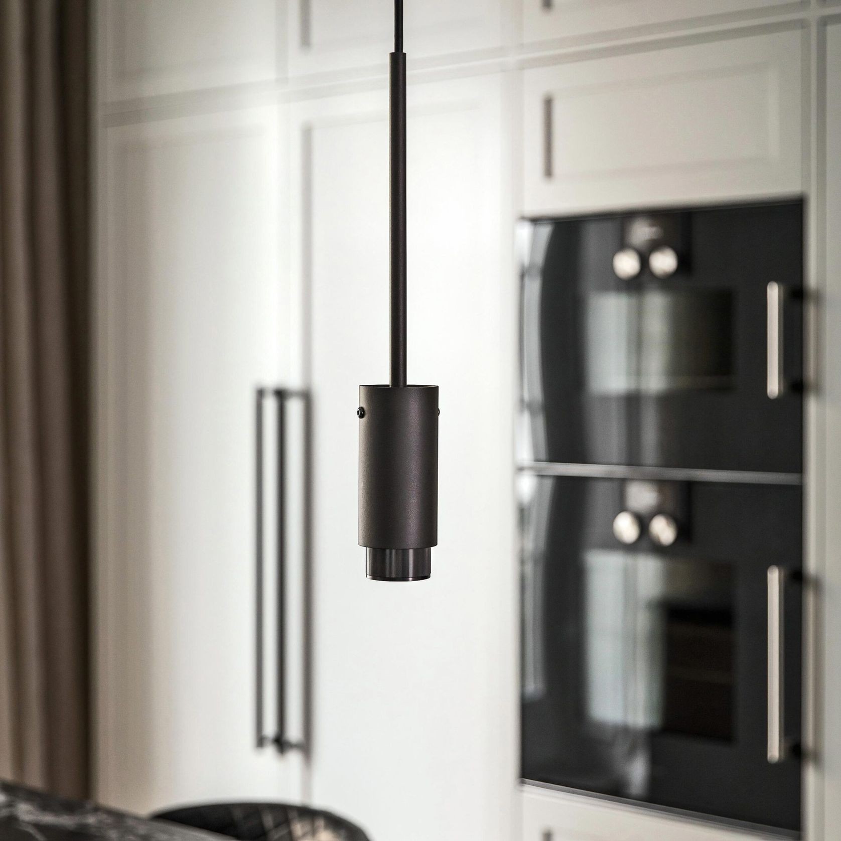 Linear Exhaust Pendant Light | Graphite gallery detail image