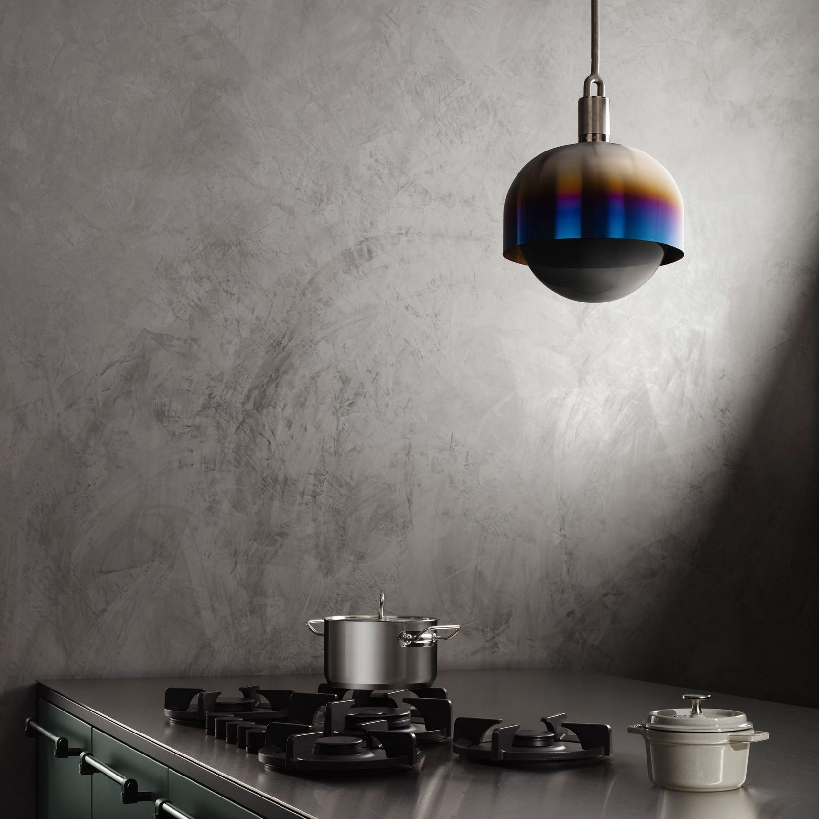 Shade Forked Globe Pendant | Smoke gallery detail image