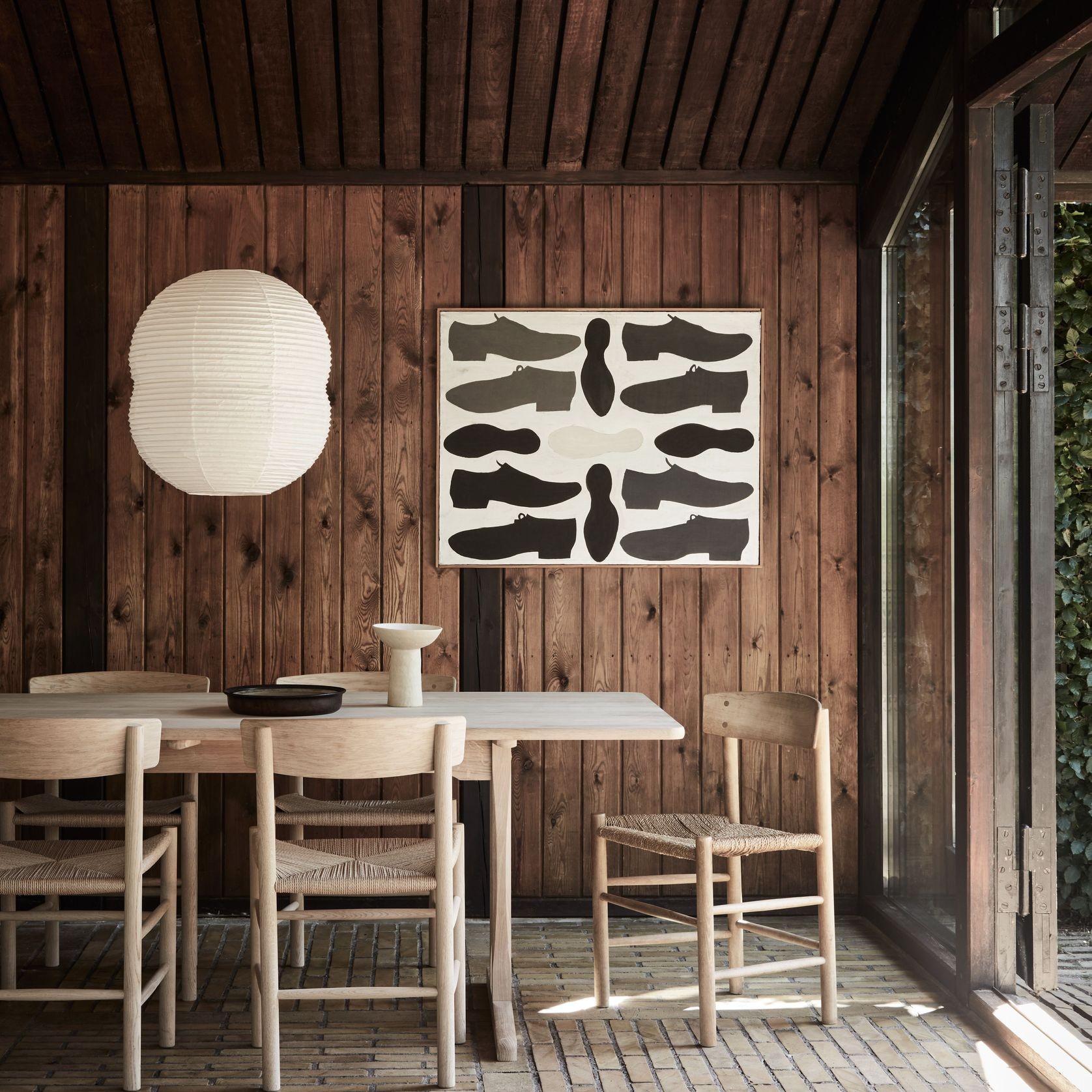 Hotaru Double Bubble Pendant Light - Large gallery detail image