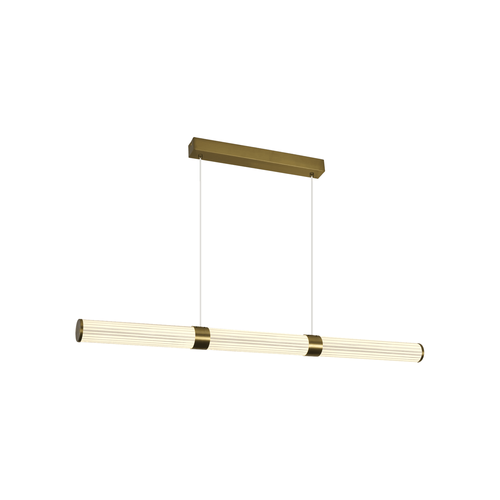 Charm Acrylic Fluted Pendant Light gallery detail image