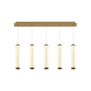 Charm Acrylic Fluted Pendant Light gallery detail image