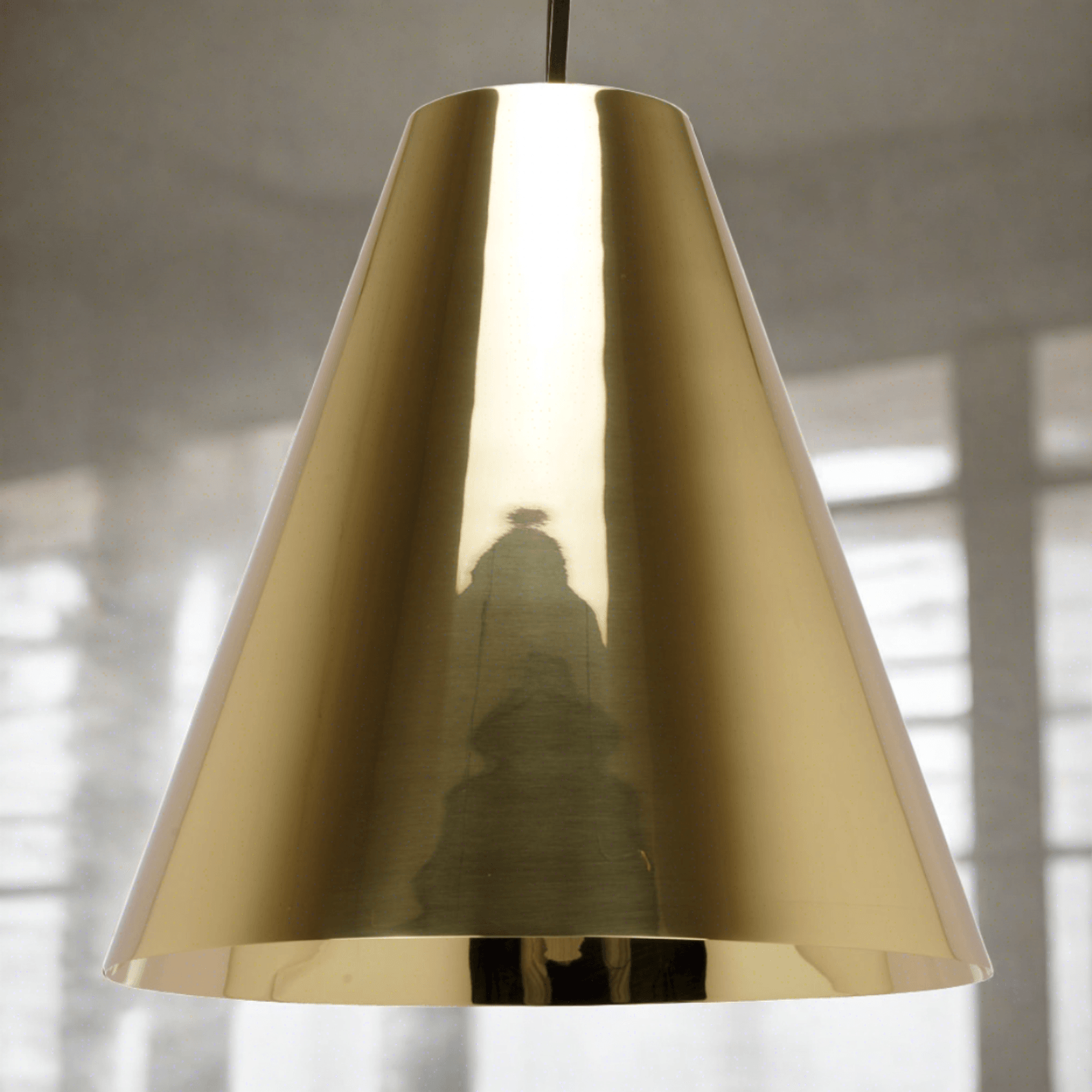 Alexis Brass Pendant Light gallery detail image