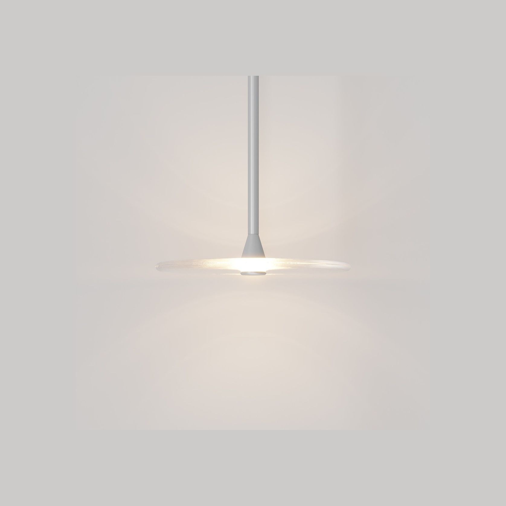 Coral Single Pendant - Clear Glass gallery detail image