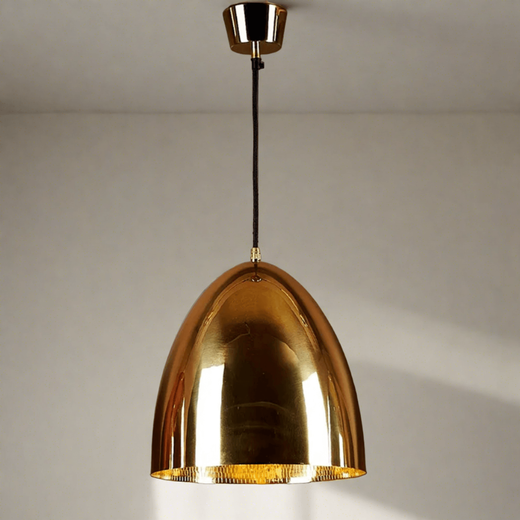Casque Brass Pendant Light gallery detail image