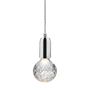 Clear Crystal Bulb pendant gallery detail image