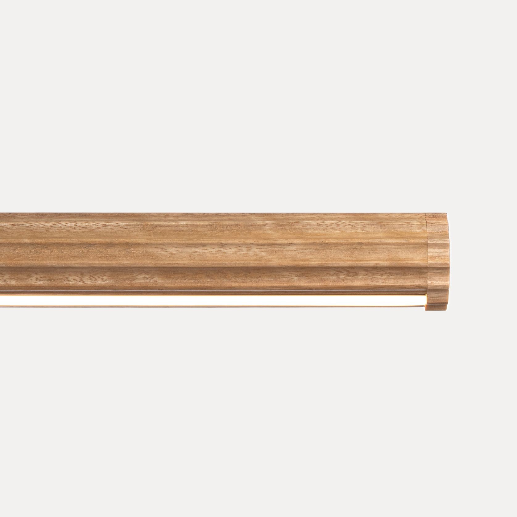 Fluted Roller Pendant | Spotted Gum gallery detail image